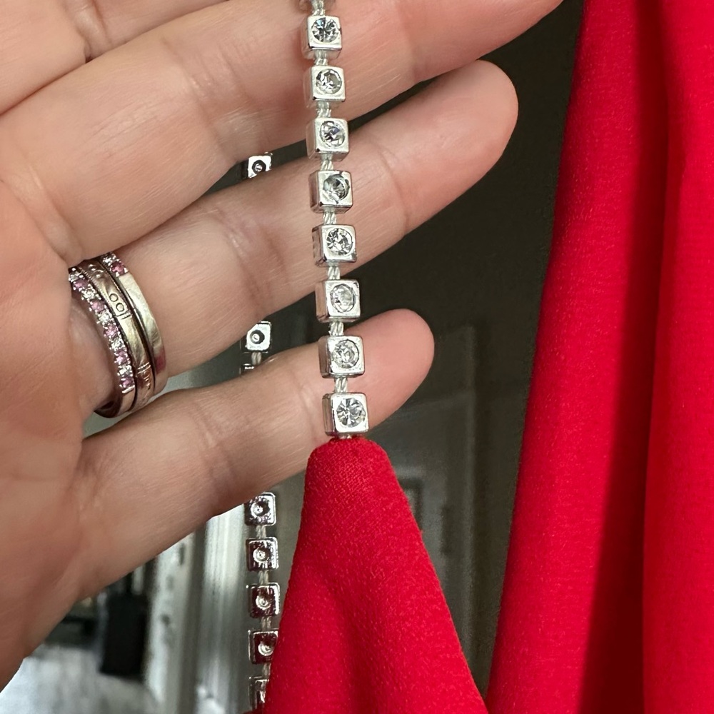 Vintage RED Morgan and Co. by Linda Burnell evening wear